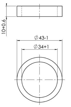 AL-KO AL-KO Zugstangenstopper 43/34x10 mm - 90s/2