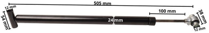 AL-KO Auflaufdämpfer 161S 505 mm-Durchmesser der Kupplungsseite 37.5 mm