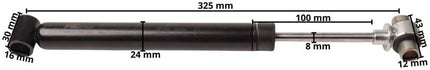 AL-KO Auflaufdämpfer 161S/161R, kurze Ausführung (bis 1993) Länge 325 mm