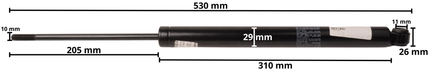 AL-KO Auflaufdämpfer Stabilus KF17-20, KR20, KRV17-20 & KV20HV-A