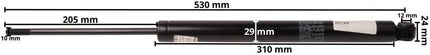 AL-KO Auflaufdämpfer Stabilus KF17-20, KR20, KRV17-20 & KV20HV-A