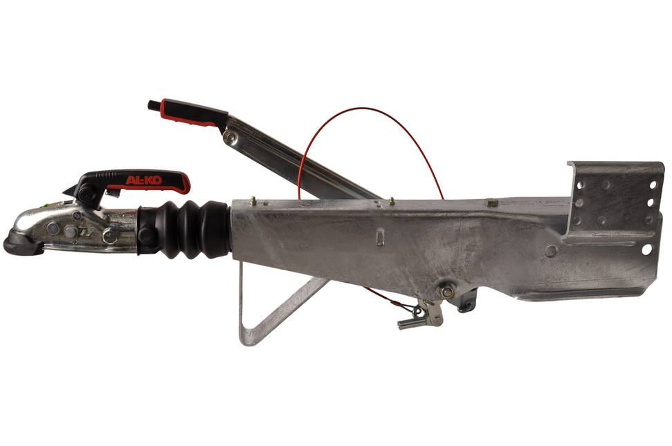 AL-KO Auflaufeinrichtung für Anhänger 161S (1600kg) Quadrat 100 mm Auflaufbremse - inklusive Stützradhalterung