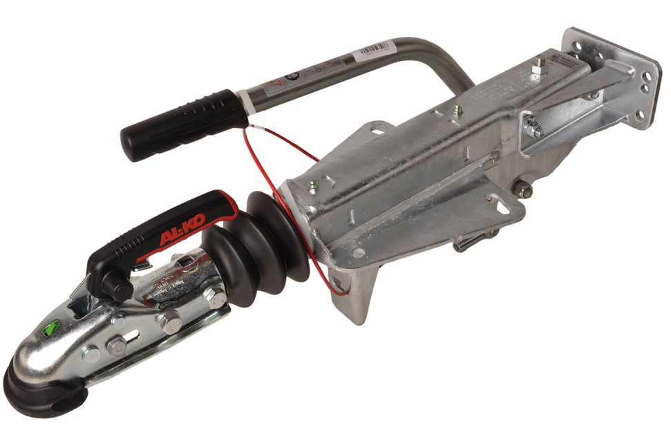 AL-KO Auflaufeinrichtung für Anhänger 161S (1600kg) V-Deichsel Auflaufbremse - inklusive Stützradhalterung