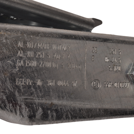 AL-KO Auflaufeinrichtung für Anhänger 251S (2600 kg) V-Deichsel Auflaufbremse