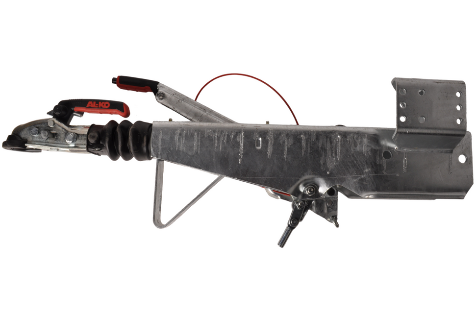 AL-KO Auflaufeinrichtung für Anhänger 251S100 (2600kg) Quadrat 100mm Auflaufbremse - inklusive Stützradhalterung