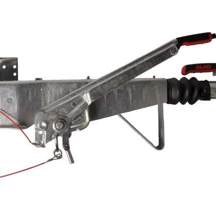 AL-KO Auflaufeinrichtung für Anhänger 251S100 (2600kg) Quadrat 100mm Auflaufbremse - inklusive Stützradhalterung