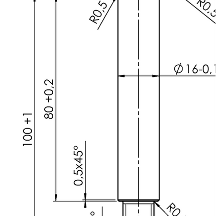 AL-KO Befestigungsschraube für AL-KO Auflaufbremsdämpfer 161/251 SR
