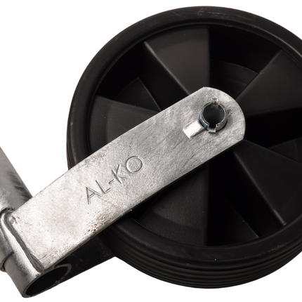 AL-KO Stützrad Caravan Plus AL-KO - rund Durchmesser 48 mm - extra lang - Kunststofffelge mit Gummiprofil