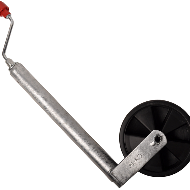 AL-KO Stützrad Caravan Plus Alko, rund Durchmesser 48 mm, extra lang, Kunststofffelge mit Gummiprofil.