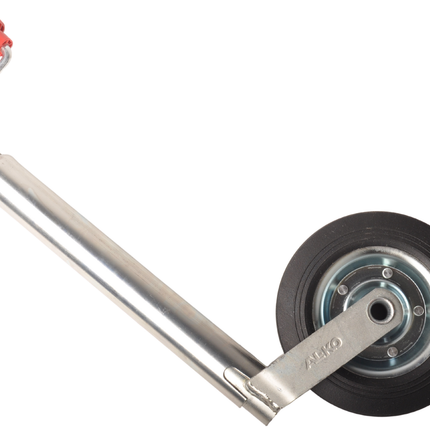AL-KO Stützrad Compact AL-KO - 48 mm rund - Tragfähigkeit: 150 kg - Stahlfelge mit Vollgummirad