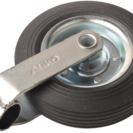 AL-KO Stützrad Compact AL-KO - 48 mm rund - Tragfähigkeit: 150 kg - Stahlfelge mit Vollgummirad