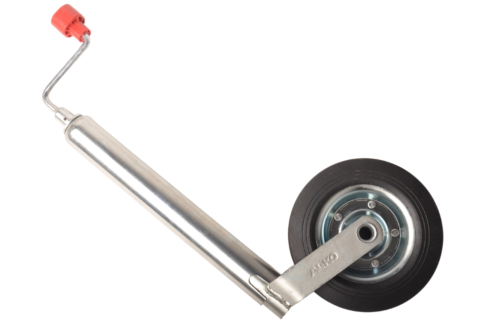 AL-KO Stützrad Compact Alko, Durchmesser 48 mm rund, Stahlfelge mit Vollgummirad