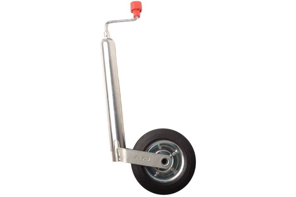 AL-KO Stützrad Compact Alko, Durchmesser 48 mm rund, Stahlfelge mit Vollgummirad