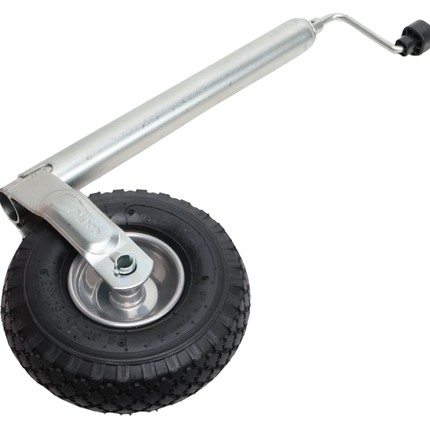 AL-KO Stützrad Plus AL-KO - rund 48 mm - Tragfähigkeit: 120 kg - extra lang - Stahlfelge mit Luftreifen (260x85)