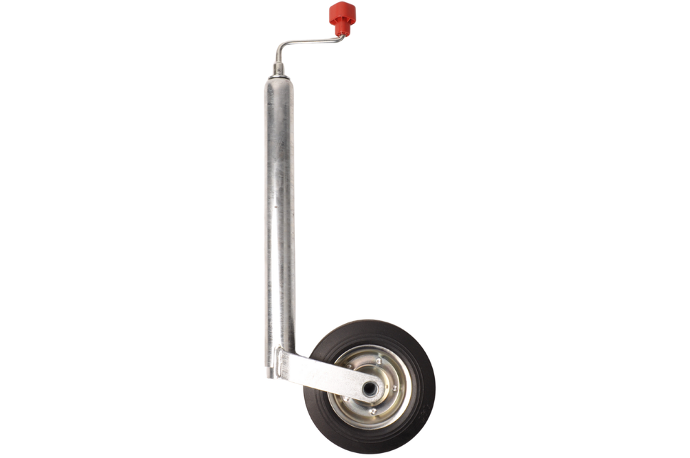 AL-KO Stützrad Plus AL-KO - rund 48 mm - Tragfähigkeit: 150 kg - extra lang - Stahlfelge mit Vollgummi