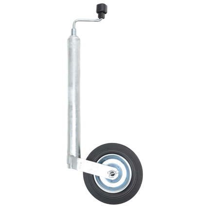 AL-KO Stützrad Plus AL-KO - rund 48 mm - Tragfähigkeit: 150 kg - extra lang - Stahlfelge mit Vollgummi