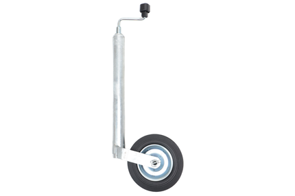AL-KO Stützrad Plus AL-KO - rund 48 mm - Tragfähigkeit: 150 kg - extra lang - Stahlfelge mit Vollgummi