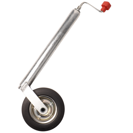 AL-KO Stützrad Plus AL-KO - rund Durchmesser 48 mm - extra lang - Stahlfelge mit Vollgummi