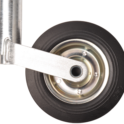 AL-KO Stützrad Plus AL-KO - rund Durchmesser 48 mm - extra lang - Stahlfelge mit Vollgummi