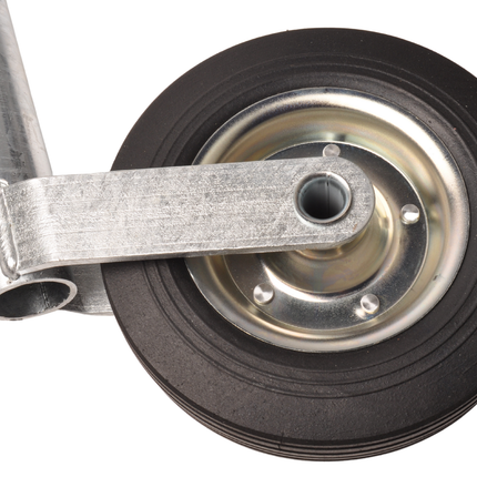 AL-KO Stützrad Plus AL-KO - rund Durchmesser 48 mm - extra lang - Stahlfelge mit Vollgummi