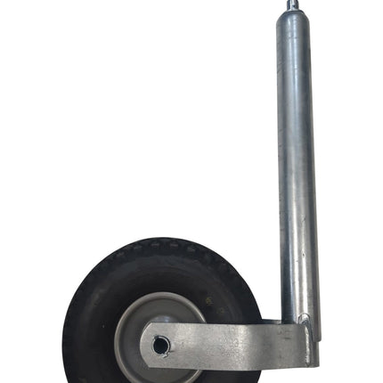 AL-KO Stützrad Plus AL-KO - rund Durchmesser 48 mm - extra lang - Stahlfelge mit Luftreifen (260 x 85)