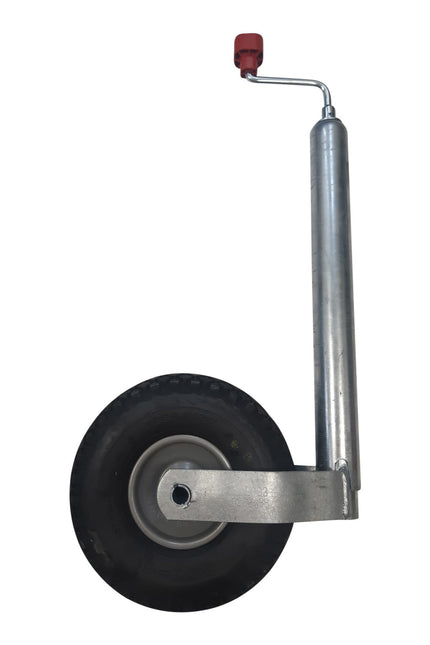 AL-KO Stützrad Plus Alko, rund Durchmesser 48 mm, extra lang, Stahlfelge mit Luftreifen ( 260 x 85)