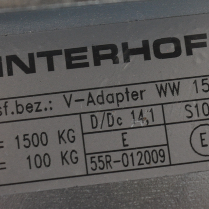 AL-KO Winterhoff WW150VF Kugelkupplung - Rohr 60 mm - 1500 kg - ungebremst - V-Deichsel