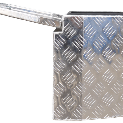 Anhängershop Aluminium Deichselbox aus Riffelblech 760x380x400 mm