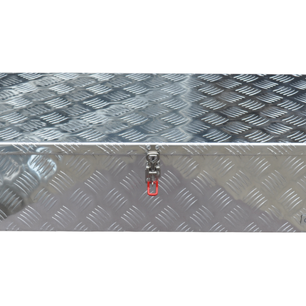 Anhängershop Aluminium Deichselbox aus Riffelblech 900x380x230 mm