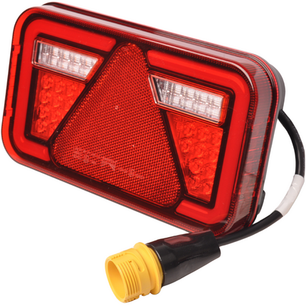 Anhängershop Aspock MultiLED 4 links 241x141x71 mm – 7-poliger ASS2 Stecker – wasserdicht