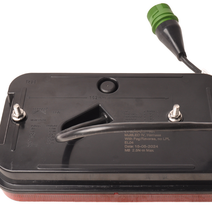 Anhängershop Aspock MultiLED 4 rechts 241x141x71 mm – 7-poliger ASS2 Stecker – wasserdicht