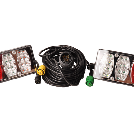 Anhängershop Cantonal LED Beleuchtungsset 5 Meter – 13-polig