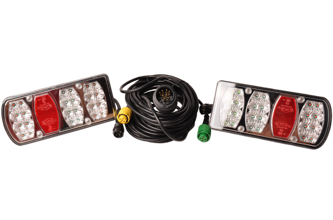 Anhängershop Cantonal LED Beleuchtungsset 5 Meter – 13-polig