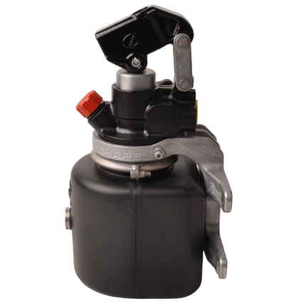 Anhängershop Handpumpe - verzinkt - 2-Liter-Behälter für Kipper