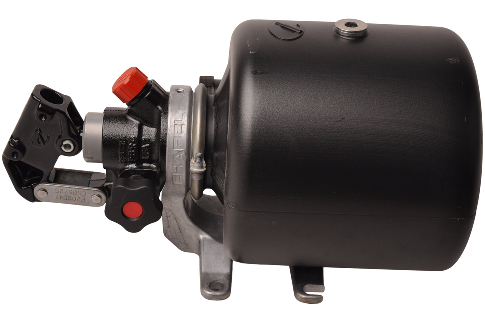 Anhängershop Handpumpe - verzinkt - 6-Liter-Behälter