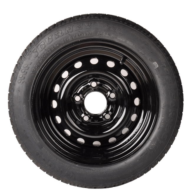 Anhängershop Komplettrad 195/50R13C mit schwarze felge (5x112) 900kg - Nabe 67 mm