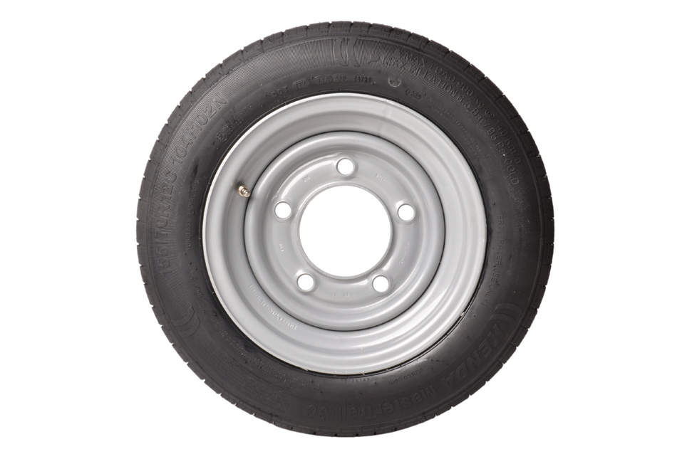 Anhängershop Komplettrad Anhänger - 195/6012C - Lochkreis: 5x165,1 -Tragfähigkeit: 900 kg - Nabendurchmesser: 114,6 mm