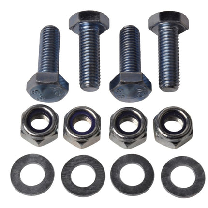 Anhängershop Komplettset mit Stahlstützfuß und Klemme - 48 mm Rohrdurchmesser - inklusive Befestigungsmaterial