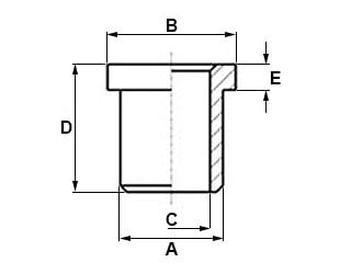 Anhängershop Lagerbuchse 13x20x28x4 mm
