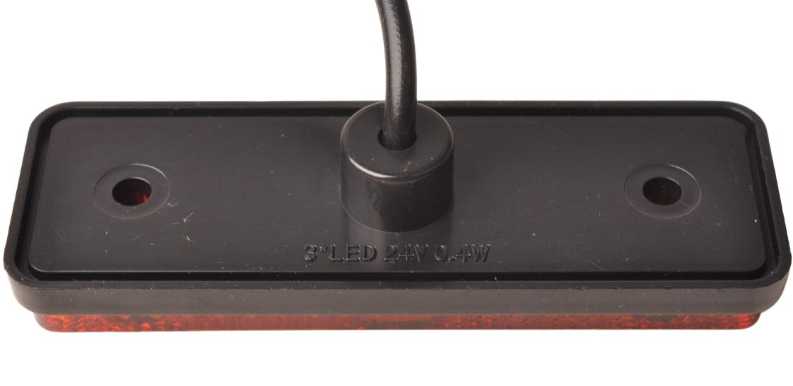 Anhängershop Orange/gelbe Begrenzungsleuchte 100×34,5×21 mm – inklusive 10 cm zweiadriges Kabel