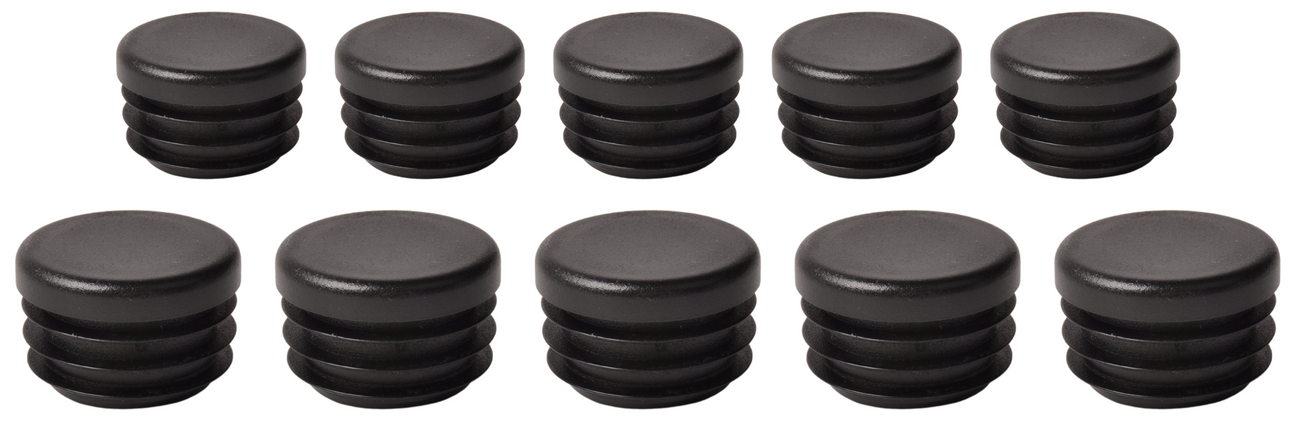 Anhängershop Rohrstopfen rund 30 mm - 10 Stück