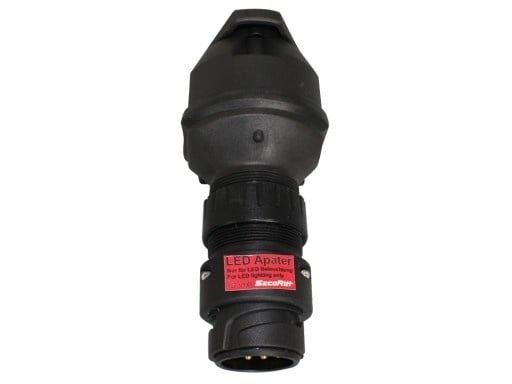 Anhängershop Spannungswandler von 24 auf 12 Volt - 13-polige Steckdose