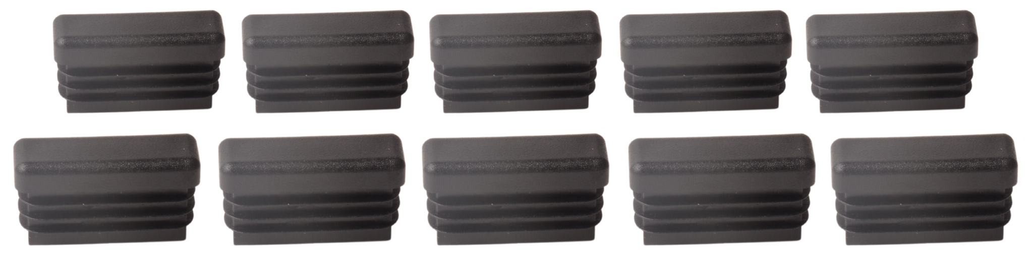 Anhängershop Steckbare Kappe 30x10 mm - 10 Stück