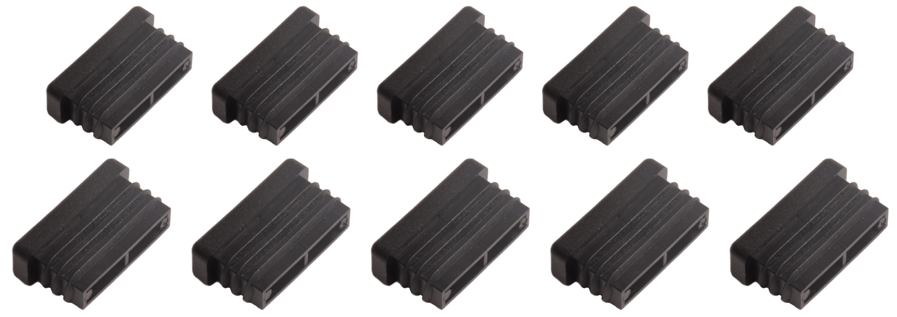 Anhängershop Steckbare Kappe 30x10 mm - 10 Stück