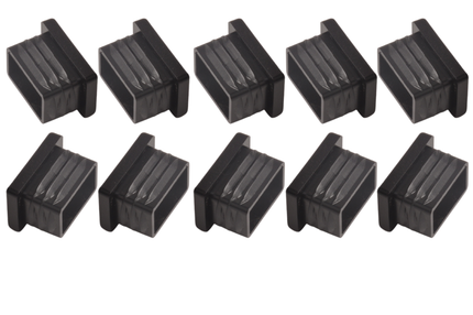 Anhängershop Steckbare Kappe 30x20 mm - 10 Stück