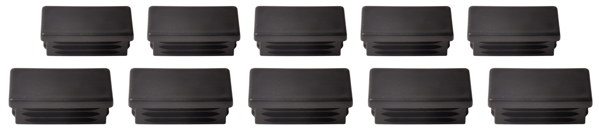 Anhängershop Steckbare Kappe 50x25 mm - 10 Stück
