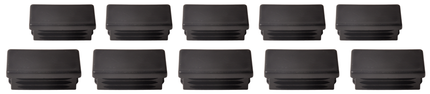 Anhängershop Steckbare Kappe 50x25 mm - 10 Stück