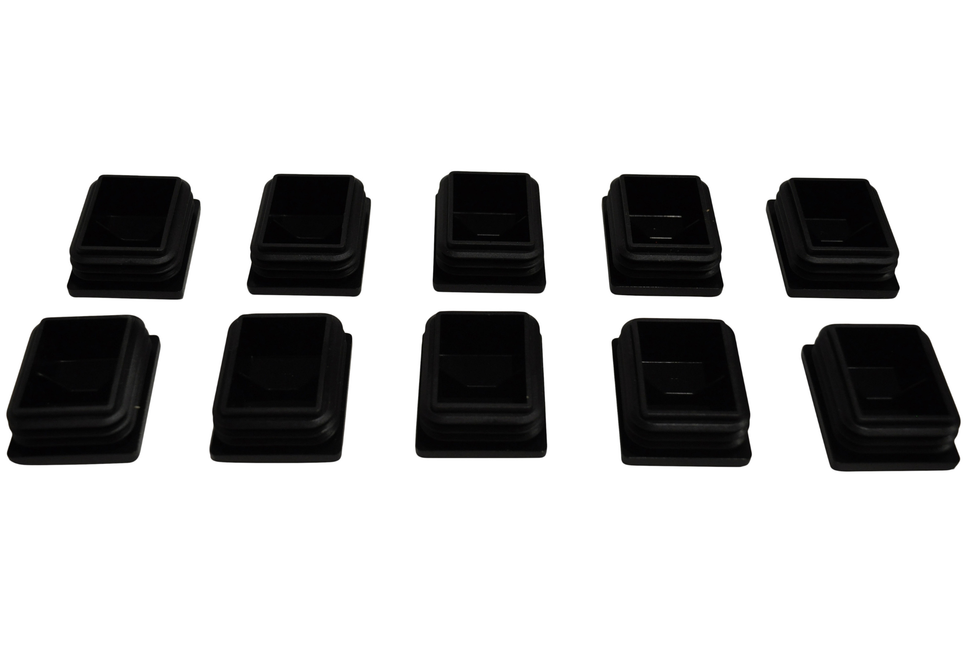 Anhängershop Steckbare Kappe 50x40 mm - 10 Stück