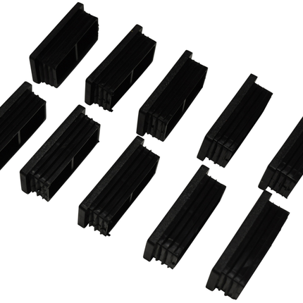 Anhängershop Steckbare Kappe 60x30 mm - 10 Stück