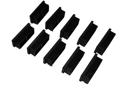 Anhängershop Steckbare Kappe 60x30 mm - 10 Stück